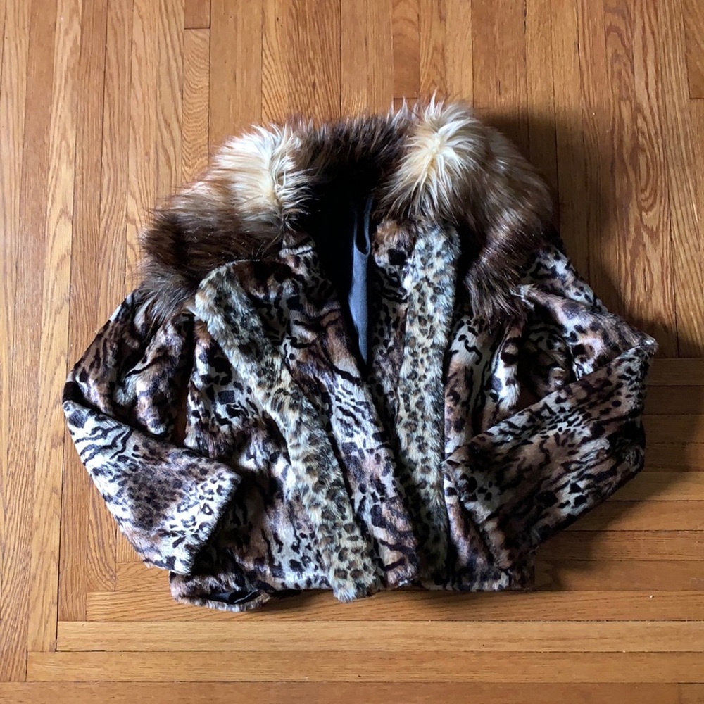 Faux Fur Bomber Jacket